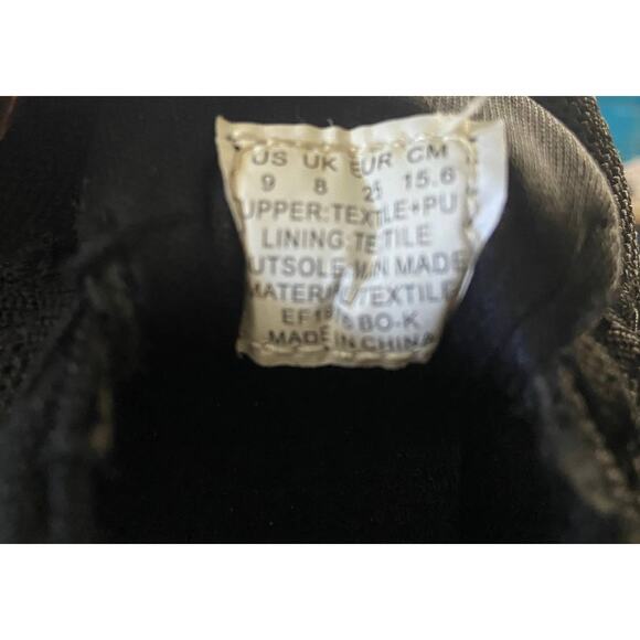 RBX Boys Shoes Size 9 Black Mesh Touch‎ Close No Tie Sneakers Tennis Shoes - Picture 7 of 7